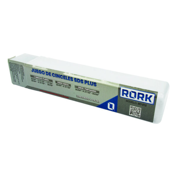 Juego de Cinceles SDS Plus MT-012 RORK - Image 5